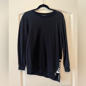 All Saints Sweater with Lace Up Tie Detail, Size S